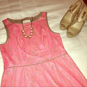 Neon pink Jessica Simpson dress